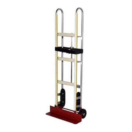 Milwaukee Hand Trucks Milwaukee Aluminum Appliance Truck with Ratchet - 2-Wheel - 60"H - 800 Lb. Capacity 40187
